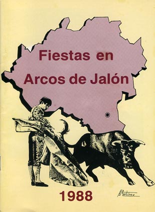 Fiestas patronales en honor al Cristo de la Buena Muerte 1988 Arcos de Jalón